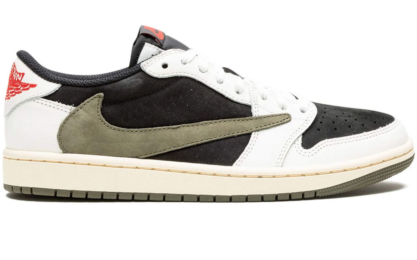 JORDAN 1 LOW TRAVIS SCOTT OLIVE