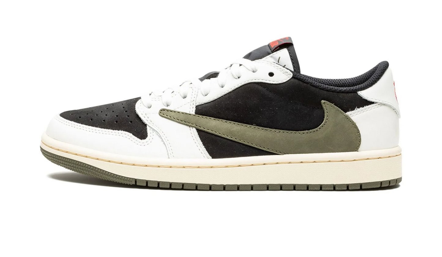 JORDAN 1 LOW TRAVIS SCOTT OLIVE