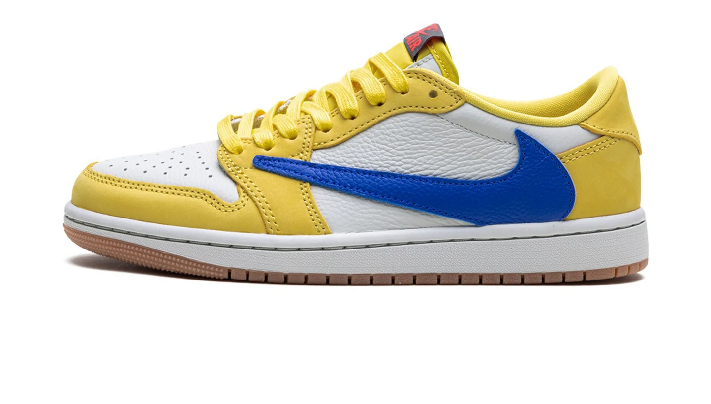 JORDAN 1 LOW TRAVIS SCOTT CANARY YELLOW